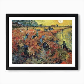 The Red Vineyard, Vincent Van Gogh Art Print