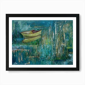 Colorful Waters Abstract Wall Art Poster