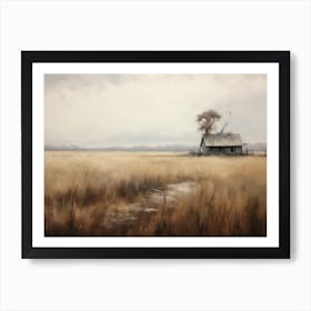 Rustic Country Barn Vintage Art Print