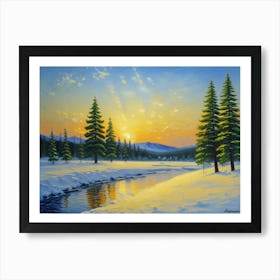 Whispers of Winter Winter Landscape Art Print