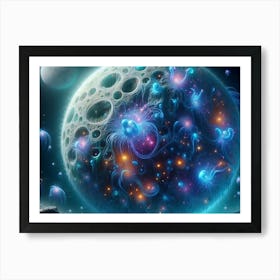 Aliens In Space Art Print