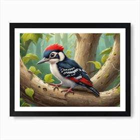 Woodpecker 2 Art Print