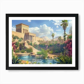 Egyptian Garden Art Print