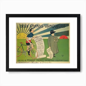 Peugeot Bicycles Art Print