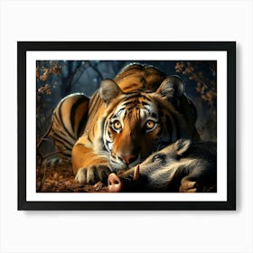 Wild Animal Creative Portrait 192 Art Print