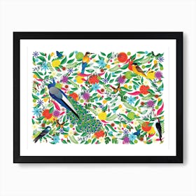 Bird Pattern Art Print