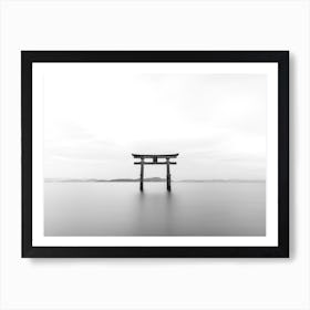 Shirahige Shrine Torii Gate Poster