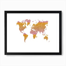 World Map Art Print