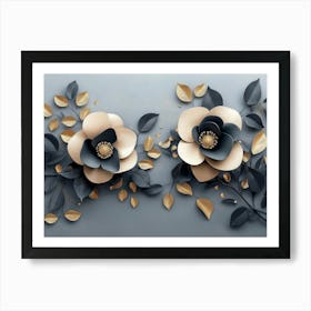 Paper Flowers 113 Art Print