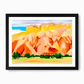 Georgia O'Keeffe - My Backyard, 1937 Art Print