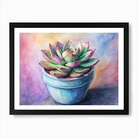 Succulent Painting Art Print