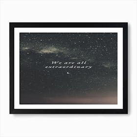 Dark Celestial Sky Stars Inspirational Quote Instagram Story 20230922 150648 0000 Art Print