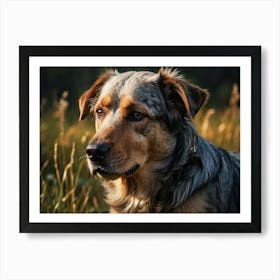 Shepherd Dog Art Print