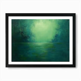 Green Landscape 2 Art Print