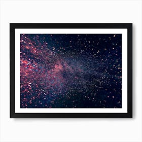 Space Background Art Print