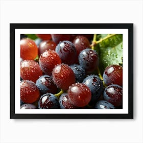 Grapes Art Print