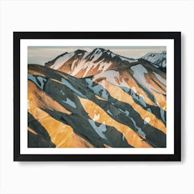 Steep Mountain Ridge Art Print