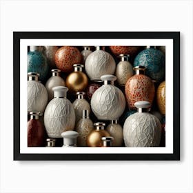 Collection Of Perfume Bottles Art Print