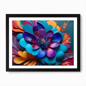 Paper Flower Art Print