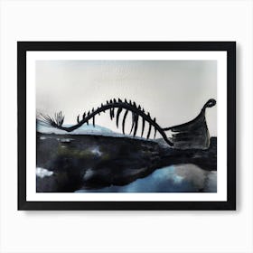 Dakkar monument in Vardø Art Print