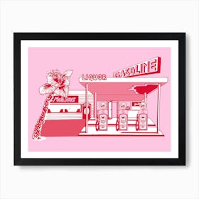 Gas 1950 Art Print