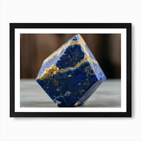 Lapis Lazuli Crystal Charm Art Print