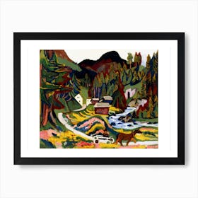 Landscape In Spring Art Print