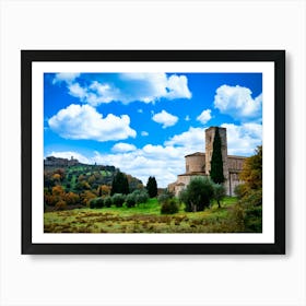 Church In Tuscany Art Print