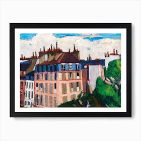Rooftops, Paris, Henry Lyman Saÿen Art Print