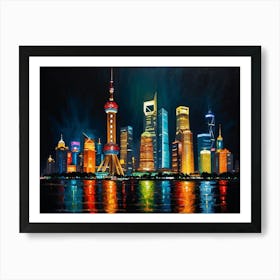 Night City Art Print