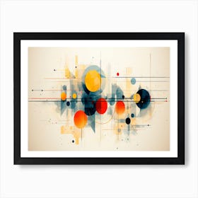 Abstract Circles 13 Art Print