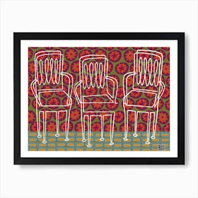Chairs 1 Art Print