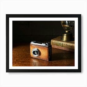 Camera On A Table 1 Art Print