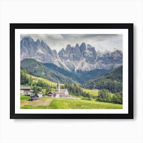 Val Di Funes Art Print