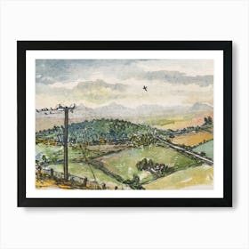 Highlands View Scotland 1st Aug 2024 1 Art Print