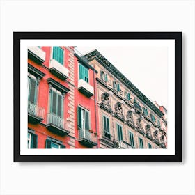 Colorful Buildings In Italy Art Print