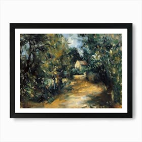 Provencal Glow Painting Inspired By Paul Cezanne Art Print