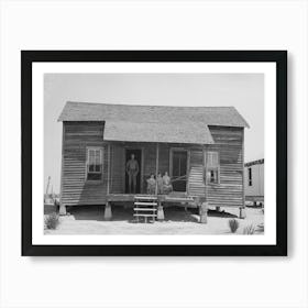 Untitled Photo, Possibly Related To Front Porch Of Sharecropper Cabin, Southeast Missouri Farms By Russell 1 Art Print