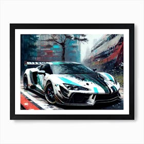 Street Racing Car 1 Art Print