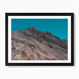 Textured Mountain Art Print