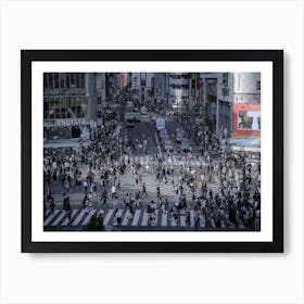 Shibuya Crossing Japan Art Print