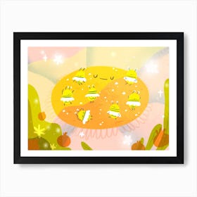 Pollen Party Art Print
