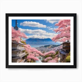 Cherry Blossoms In Japan 9 Art Print