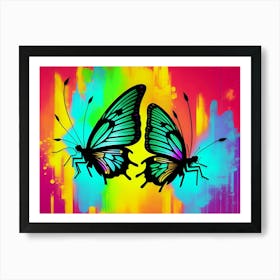 Butterfly Painting 126 Art Print