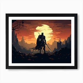 Dark Knight Art Print Art Print