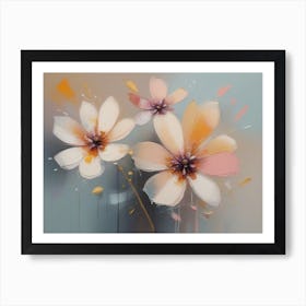 Abstract Flowers 11  Art Print