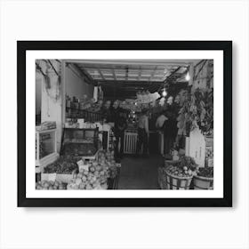 Untitled Photo, Possibly Related To Fruit And Vegetables, Market Square, Waco, Texas By Russell Lee 1 Art Print