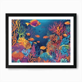 Coral Reef 8 Art Print