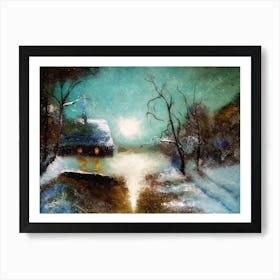 Winter'S Night Art Print