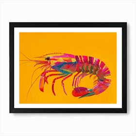 Colorful Shrimp Art Print